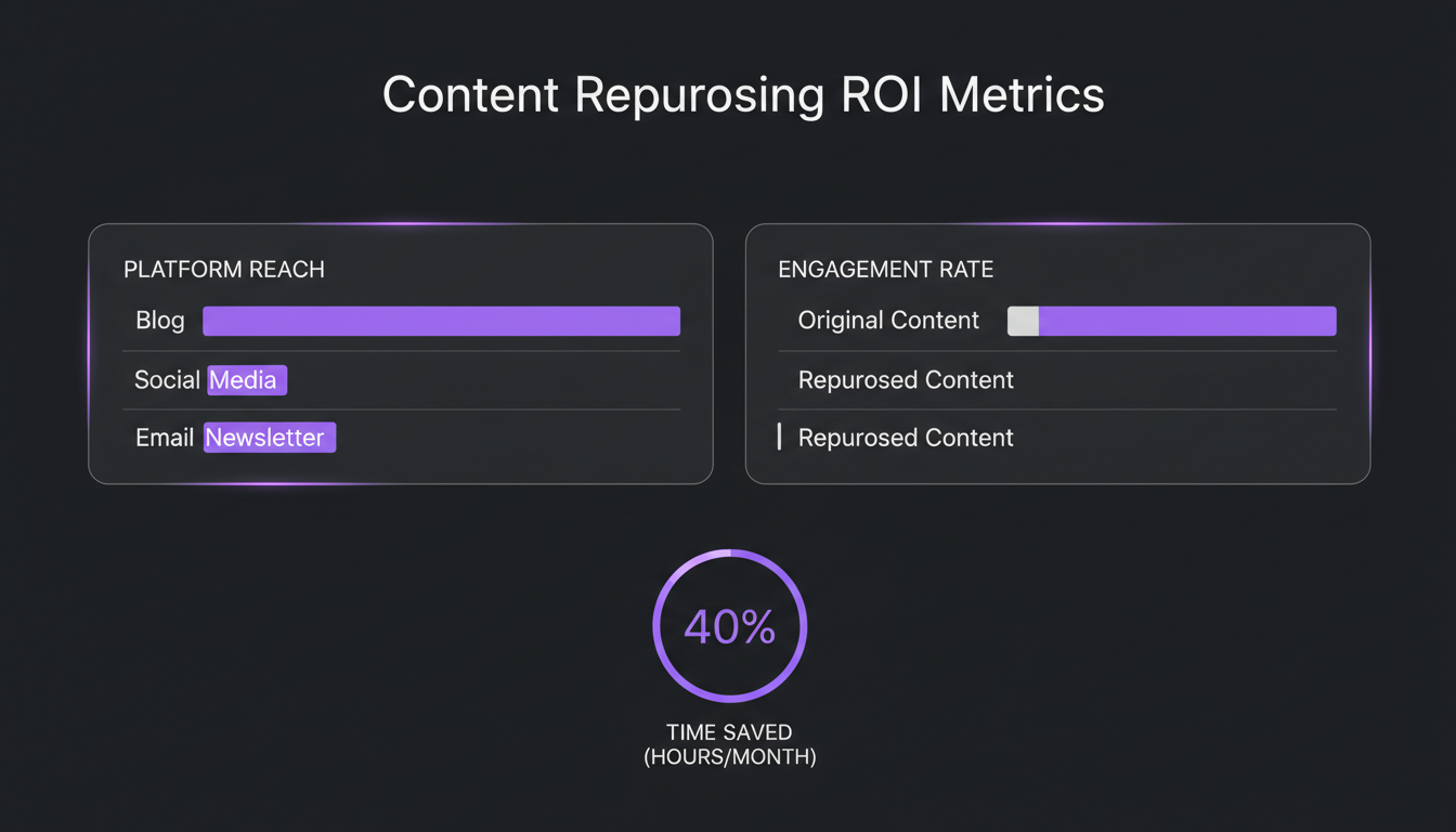 dashboard de planification de content repurposing multi-plateforme
