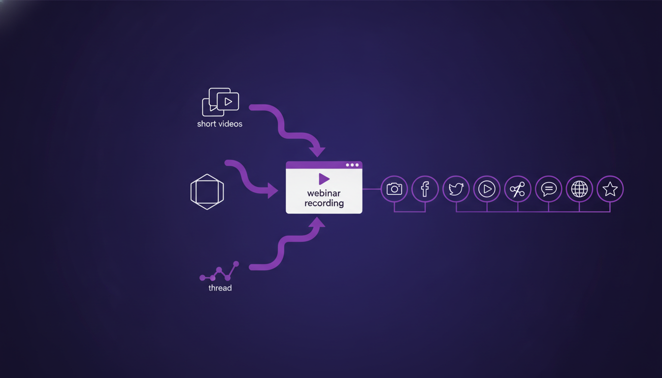 Vergleichstabelle Content Repurposing Ausgangsformate und Ableitungen