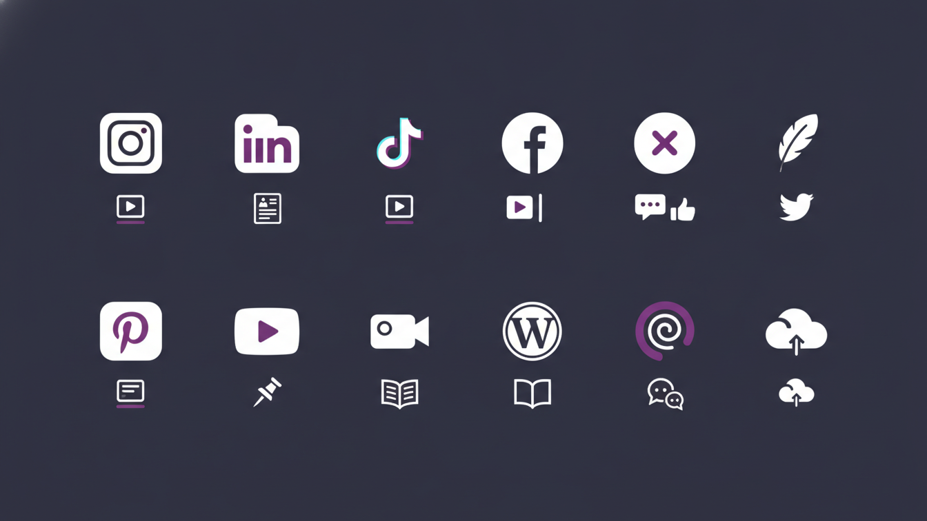 Content-Formate 2026 im Vergleich für zehn Social-Media-Plattformen