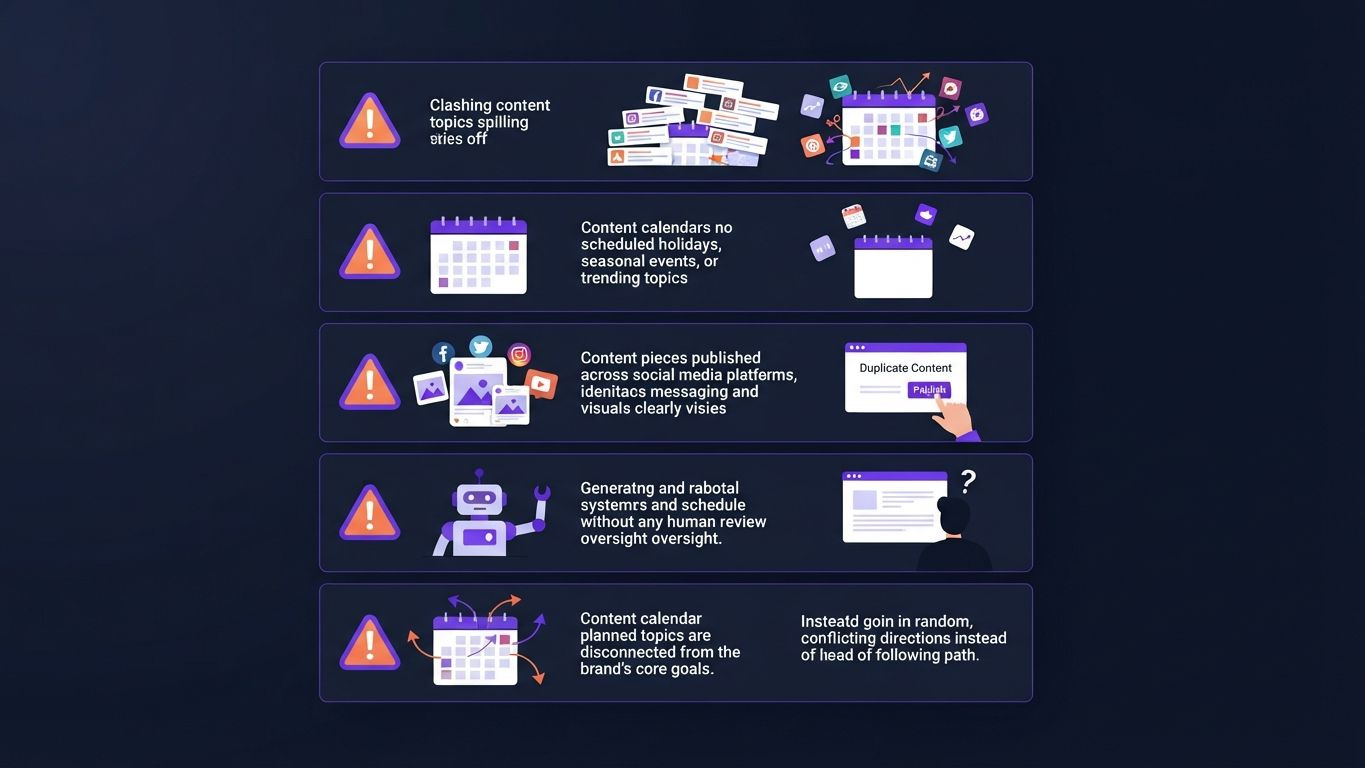 Solo-Creator nutzt automatisierte Content-Planung auf mehreren Social-Media-Kanälen gleichzeitig