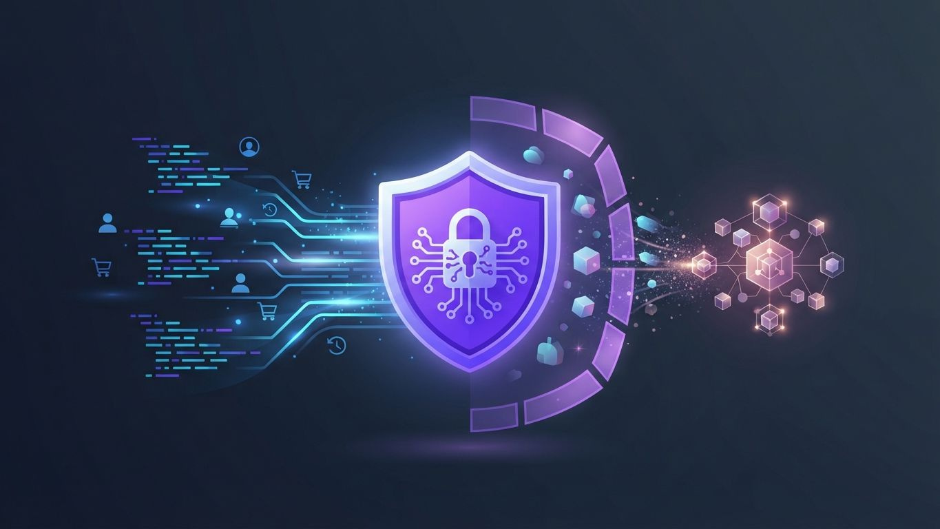 Darstellung von Datenschutz und Grenzen bei KI Personalisierung im Marketing