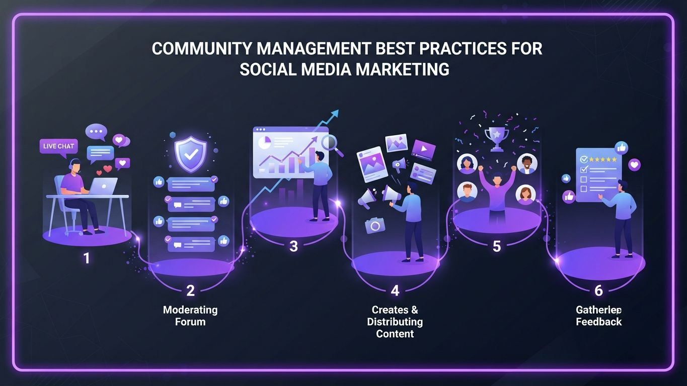 Veelgemaakte fouten in Threads marketing weergegeven als checklist