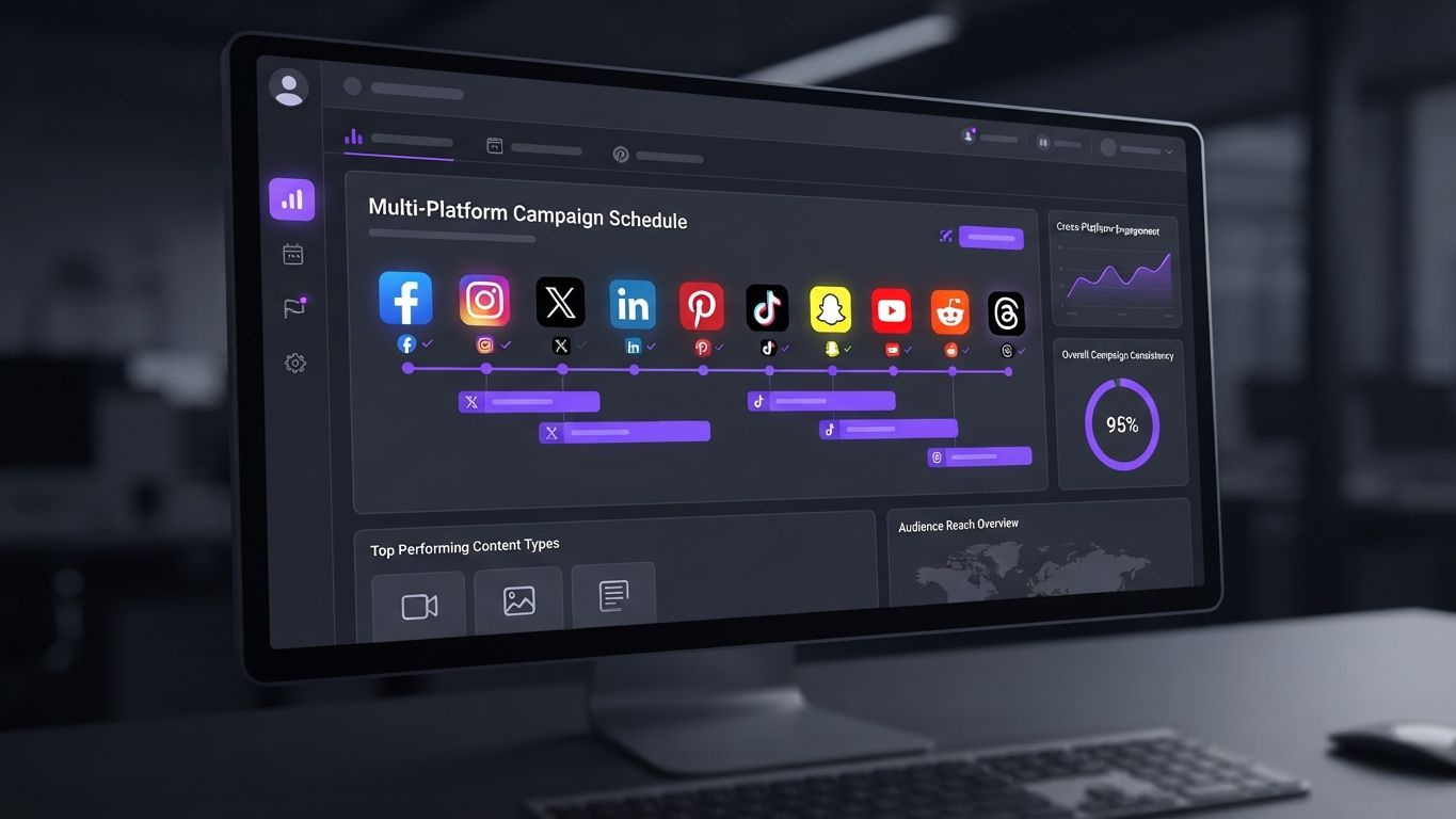 Zentrale Steuerung von Social Media Branding Tipps über zehn Plattformen
